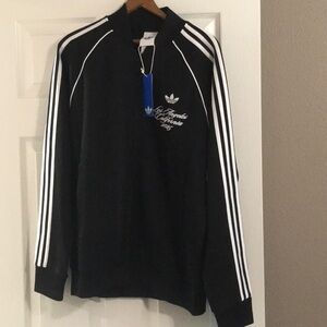 Adidas Black Zip-Up Men's Sweater